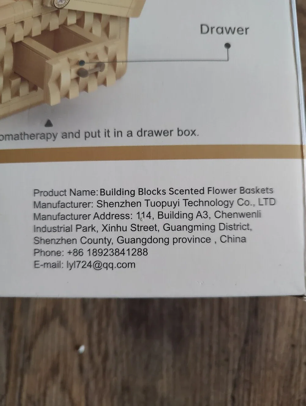 Scented Lego Like Flower Basket